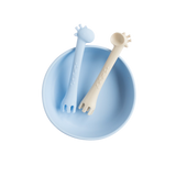 Feeding Set With Bowl & Giraffe Forks