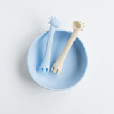 Bowl & Cutlery Feeding Set For Kids
