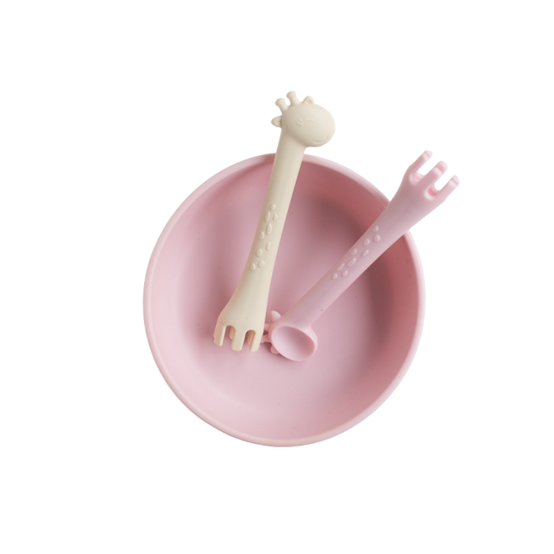 Bowl & Cutlery Feeding Set For Kids