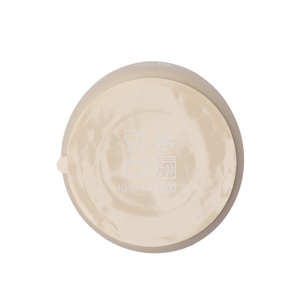 Silicone Baby Plate Bowl - Sand