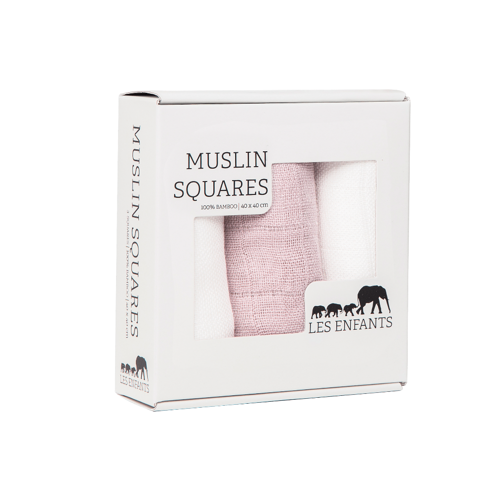 Absorbent Gentle & Breathable Bamboo Muslin Squares