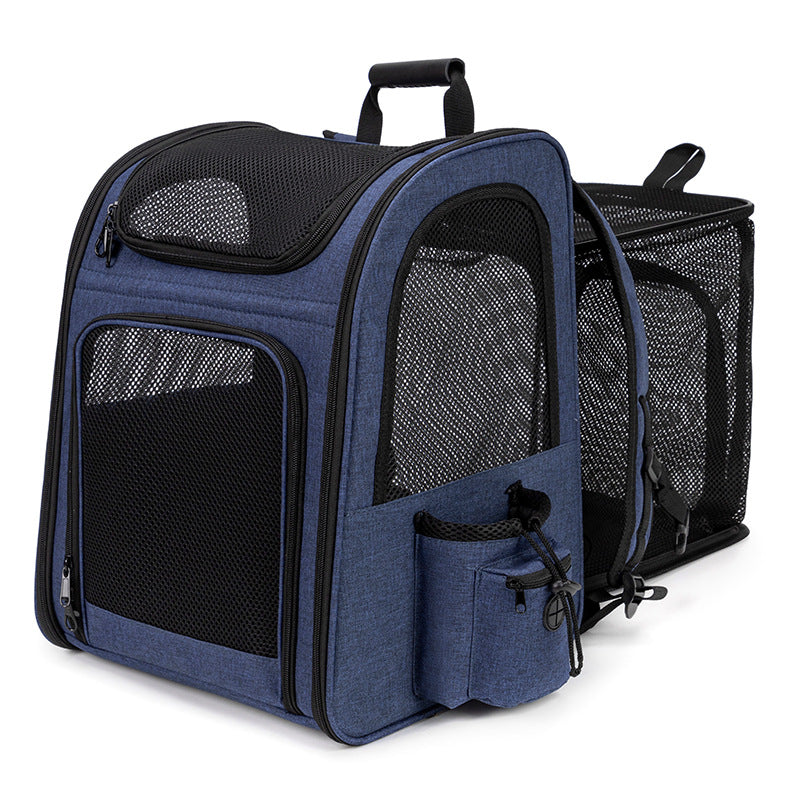 Extendable Foldable Portable Breathable Pet Dog Cat Backpack Bag