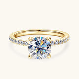 Women's Creative 2 Karat Moissanite Ring