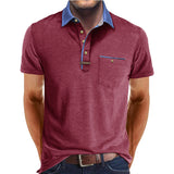 Short Sleeve Men's Summer Lapel Shirt