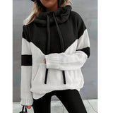 Fashionable Cosy Hoodie With Drawstrings Sweater For Women