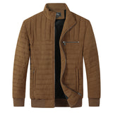 Men's Cotton-Padded Stand-Up Collar Jacket