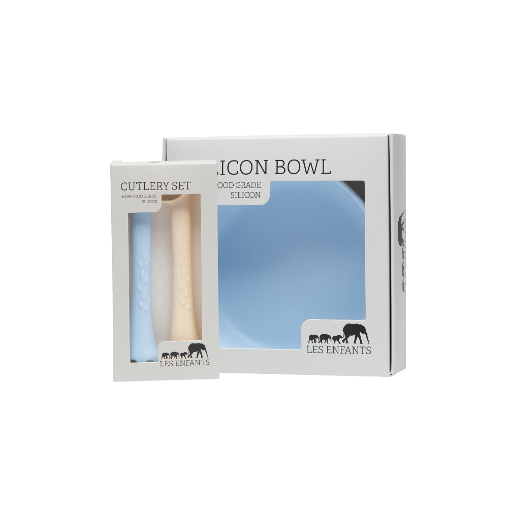Feeding Set With Bowl & Giraffe Forks