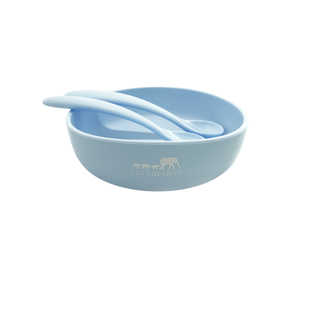 Les Enfants Bowl And Spoon Feeding Set
