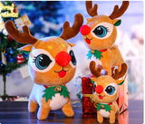 Christmas Elk Doll Ragdoll Cute Christmas Decoration Doll Plush Toy