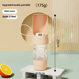 2 In 1 Cat Travel Pet Dog Water Bottle Outing Feeder Drinking Portable Cup