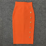 Slim Fit Bandage Temperament All-Match Hip Skirt