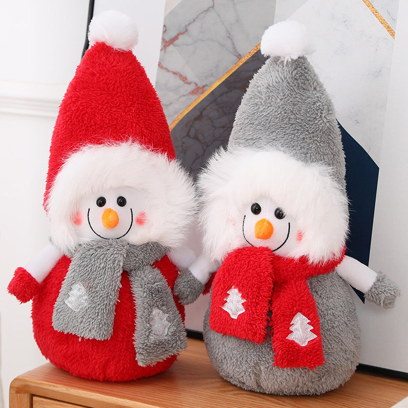 Children's Doll Cute Christmas Snowman Plush Toy Gift
