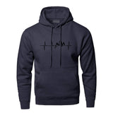 Men's Warm Comfortable Polyester Hoodie