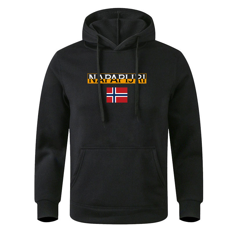 Men's Pullover Printed Sweater Casual Hoodie