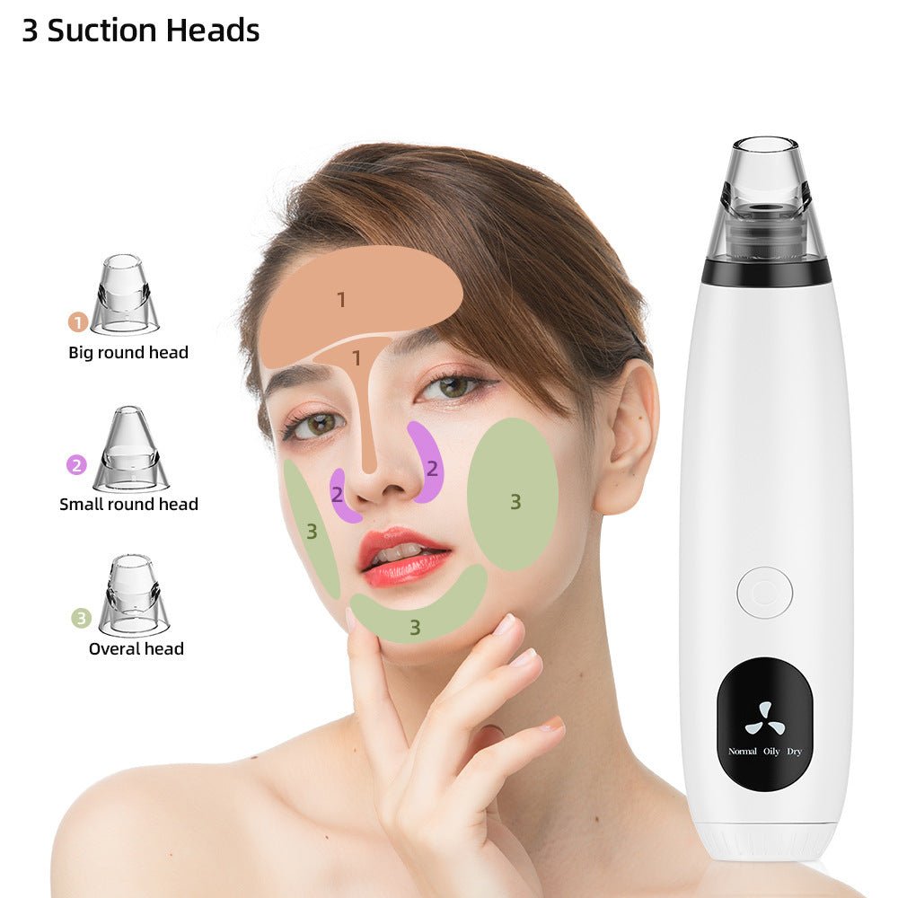 ABS Plastic Blackhead Remover With Three Different Intensity Gears - Weriion