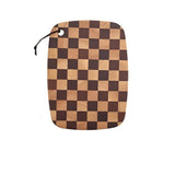 Acacia Wood Cutting Board With Grid Pattern - Weriion