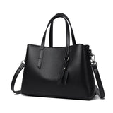 Cowhide Leather Women's Bag Large Capacity Handbag With Shoulder Strap