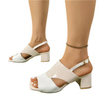 Women's Shoes Mid-Heel Chunky Sandals