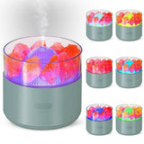 Air Humidifier Crystal Salt Lamp Aroma Diffuser Incense Machine Fogger Essential Oil Lamp Difusor Ambient Light - Weriion