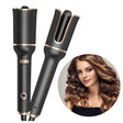 Automatic Black Spiral Electric Negative Ion Curling Iron - Weriion