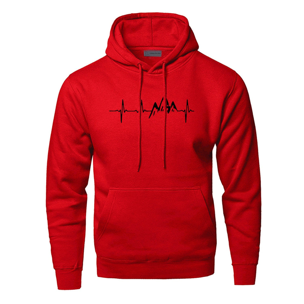 Men's Warm Comfortable Polyester Hoodie