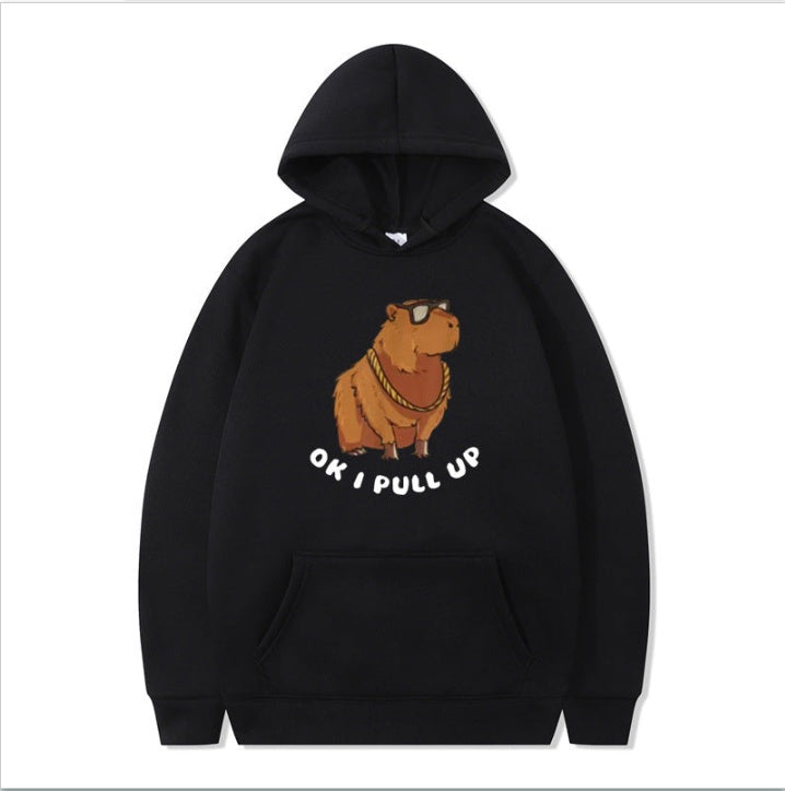 Unisex Printed Capybara Hoodies