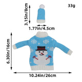 Christmas Knitted Bottle Cap Decorations