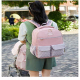 Baby Diaper Bag Backpack With Large Capacity & Multiple Pockets - Weriion