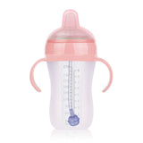 Baby Full Silicone Feeding Bottle With Handles - Weriion