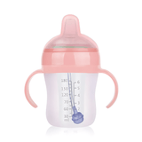 Baby Full Silicone Feeding Bottle With Handles - Weriion