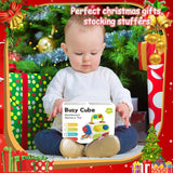 Baby & Toddler Cube Toy Montessori Sensory Learning Toy For Toddlers 1 2 3 Year Old - Weriion