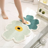 Bathroom Absorbent Anti Slip Floor Mats Pads Rugs - Weriion