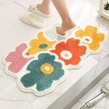 Bathroom Absorbent Anti Slip Floor Mats Pads Rugs - Weriion