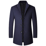 Autumn And Winter Casual Woolen Coat For Men