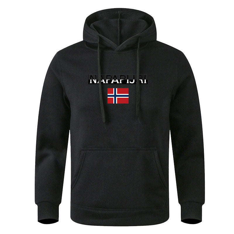 Men's Pullover Printed Sweater Casual Hoodie