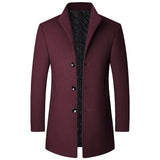 Autumn And Winter Casual Woolen Coat For Men