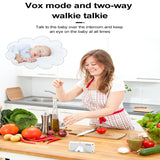 Baby Monitor With VOX Mode Night Vision Full Color Light Sound Alarm Smart Surveillance Camera