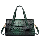 Soft Leather Fashionable Handbag With Large Capacity & Shoulder Strap