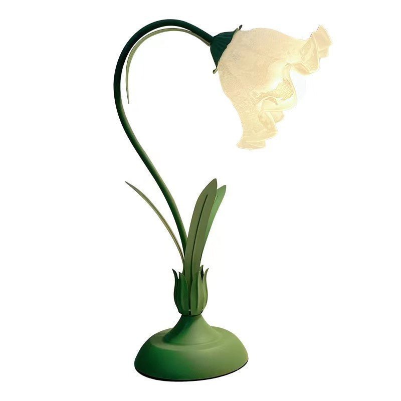 Bedside Flower Minimalist Creative Lily Of The Valley Flower Desk Table Lamp - Weriion