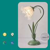 Bedside Flower Minimalist Creative Lily Of The Valley Flower Desk Table Lamp - Weriion