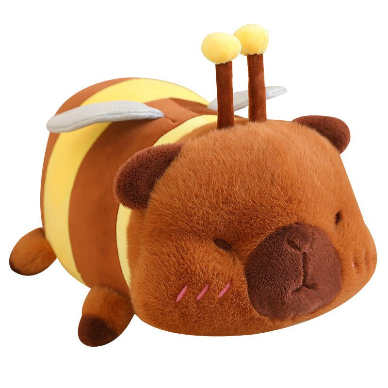 Bee - Capybara And Bee - Shiba Doll Plush Toys With Plush Honey Jar - Weriion