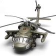 Black Hawk Gunship Military Model Toy - Weriion