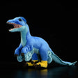 Blue Raptor Dinosaur Plush Toy Doll - Weriion