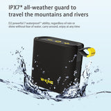 Bluetooth Speaker Wireless Connection Portable Compact Waterproof With Long Battery Life - Weriion