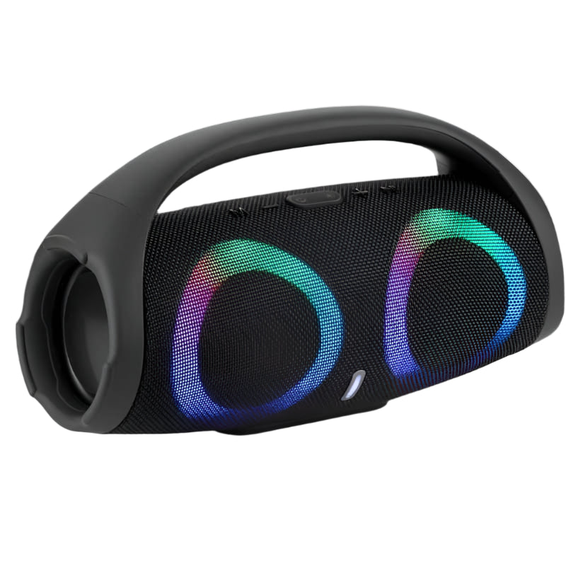 Bluetooth Speaker With RGB Colored Lights Outdoor Portable & Waterproof - Weriion