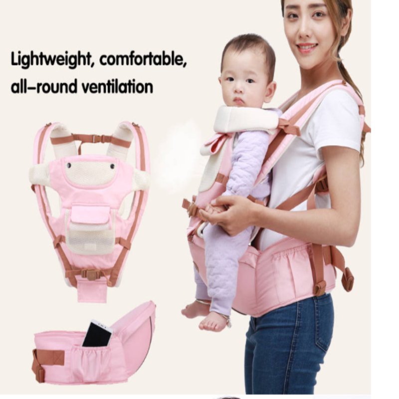 Breathable Ergonomic Adjustable Belt Baby Carriers For Children Between 0 - 3 Years Old - Weriion