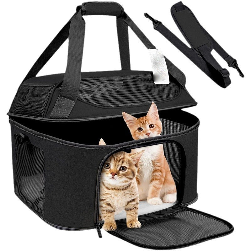 Breathable Transparent Carrier Backpack Handbag Shoulder Bag In One For Cats Dogs Pets - Weriion