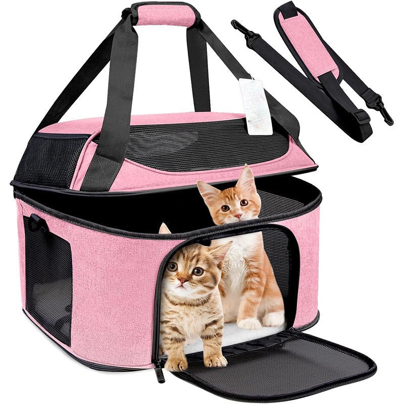 Breathable Transparent Carrier Backpack Handbag Shoulder Bag In One For Cats Dogs Pets - Weriion