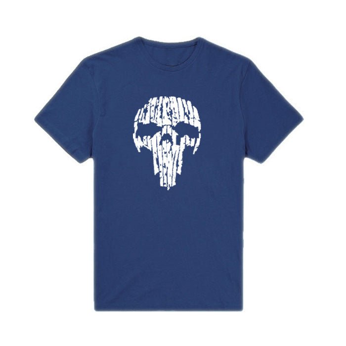 Broken Skull Cotton T-Shirts For Men - Weriion