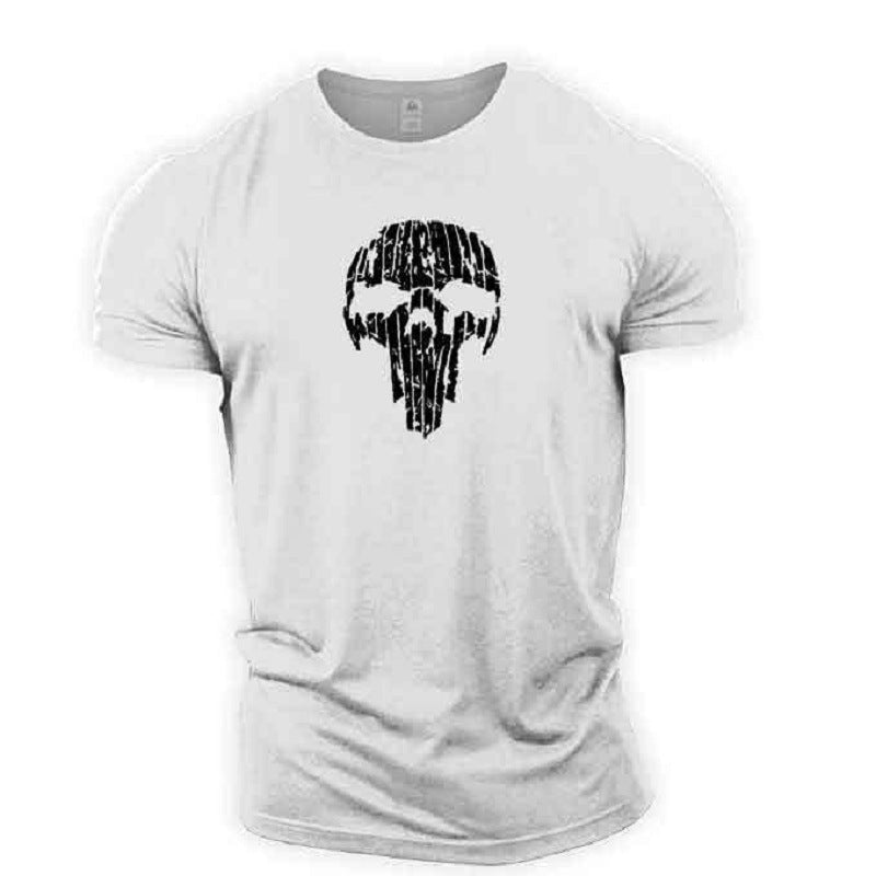 Broken Skull Cotton T-Shirts For Men - Weriion